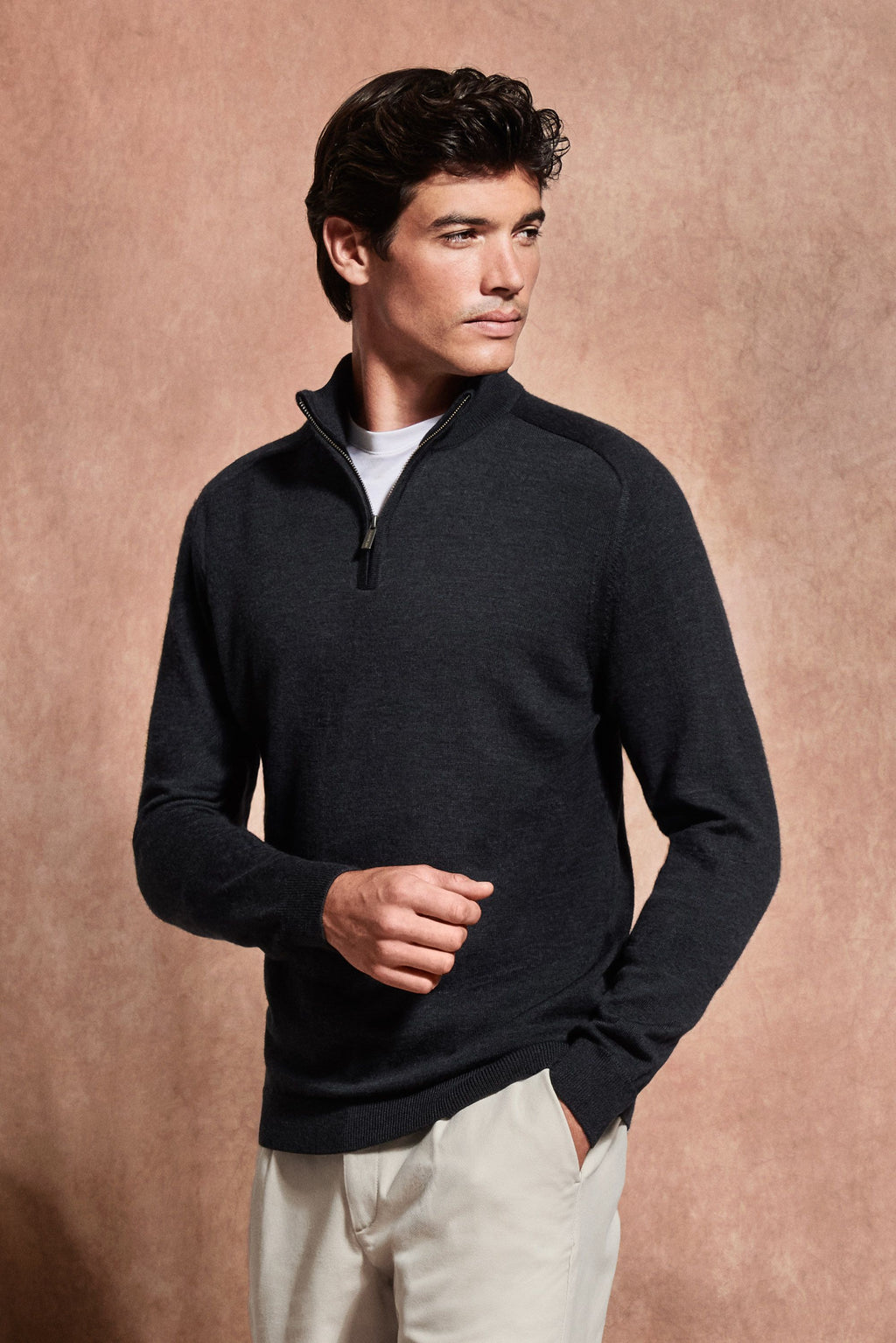 Stürme * Der Merino-Reißverschluss-Pullover