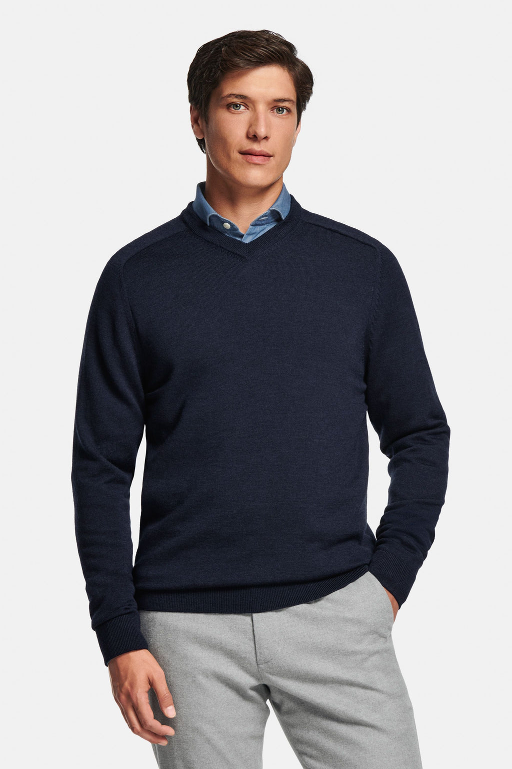 Deeps * Das Merino V-Neck