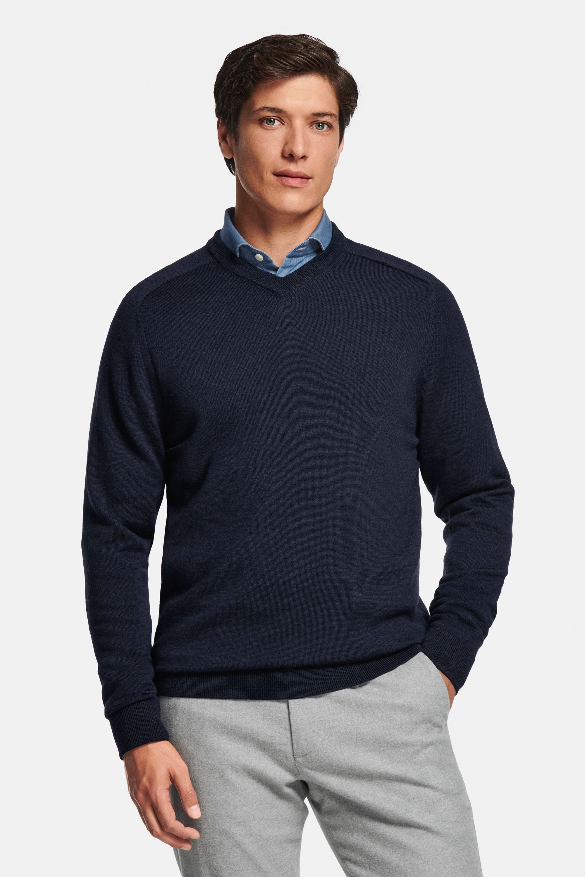 Deeps * Das Merino V-Neck