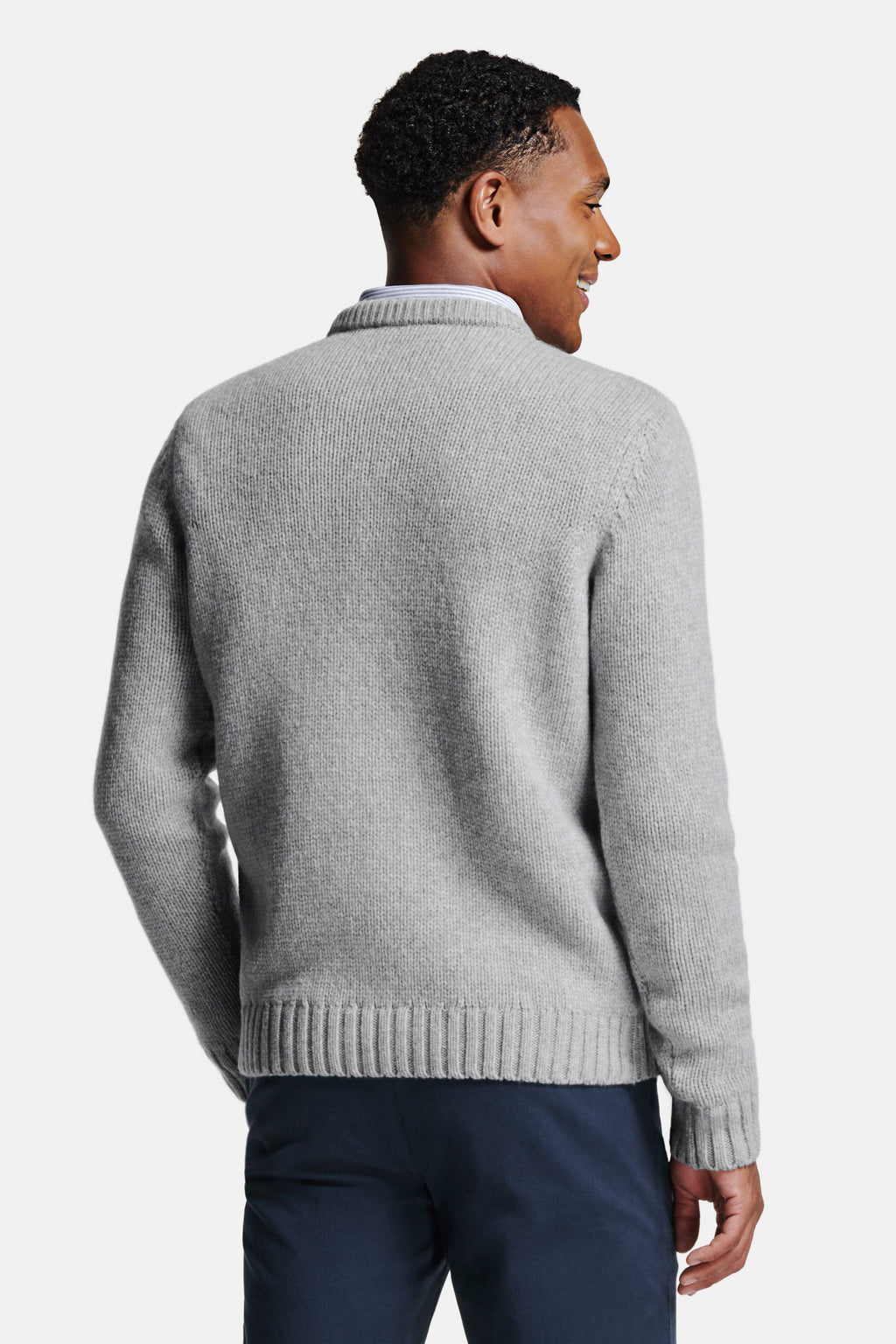 Austern * Der Zopfstrickpullover