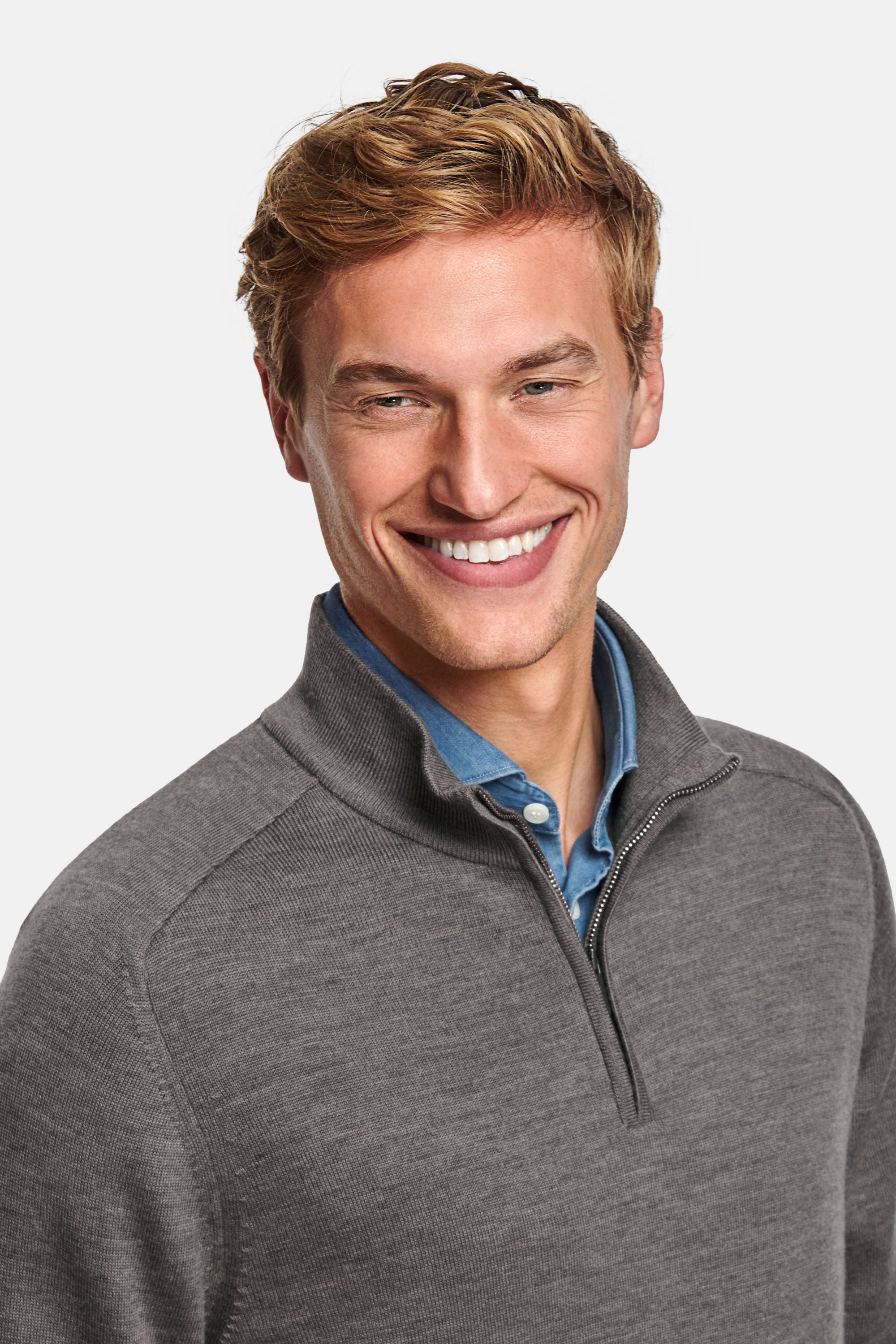 Jones * Der Merino-Reißverschluss-Pullover