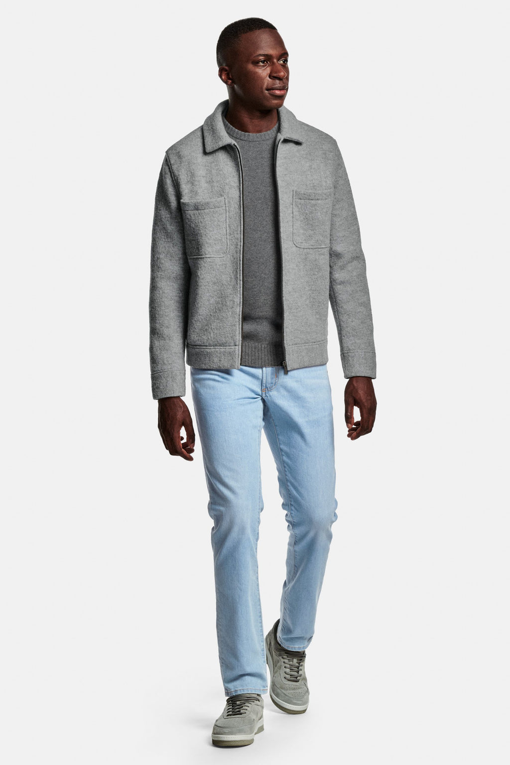 Oysters * The Wool Zip Shacket
