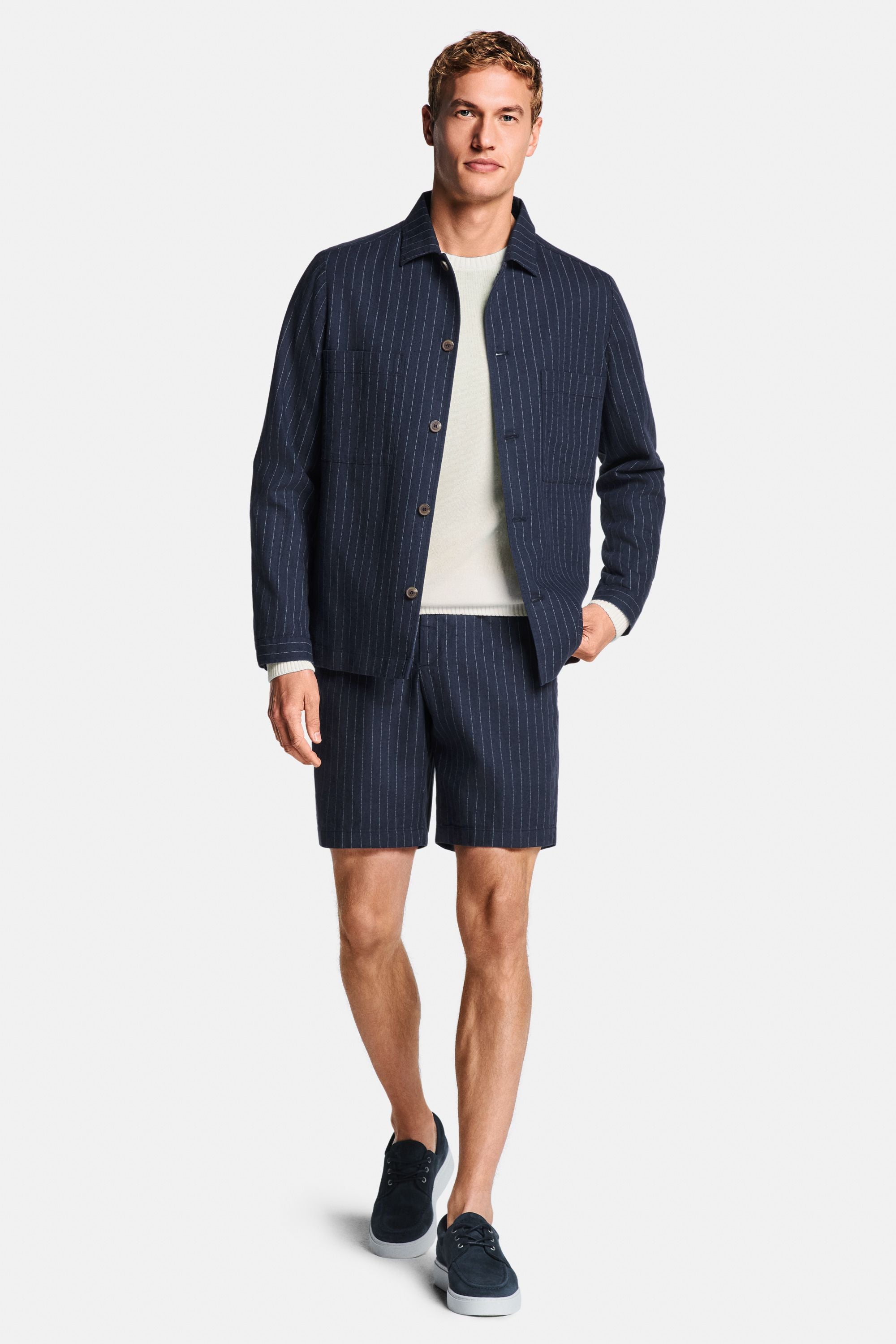 Cosmics Pinstripe * The Short Linens