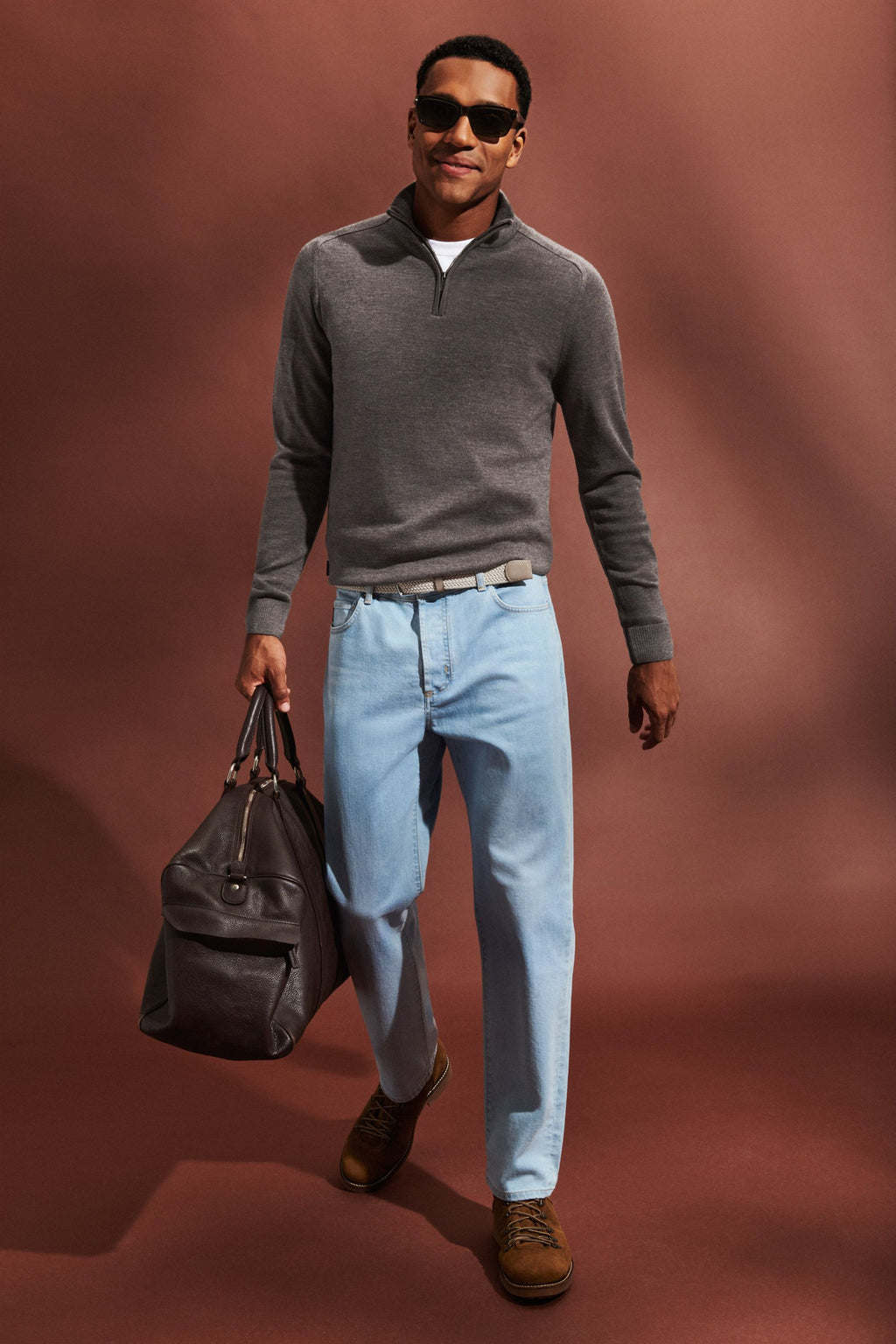 Jones * Der Merino-Reißverschluss-Pullover