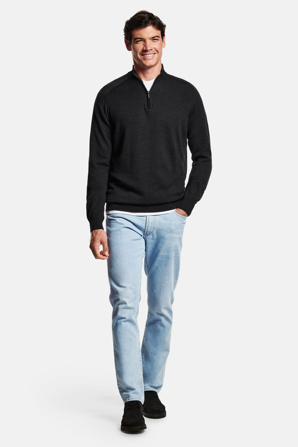 Stürme * Der Merino-Reißverschluss-Pullover