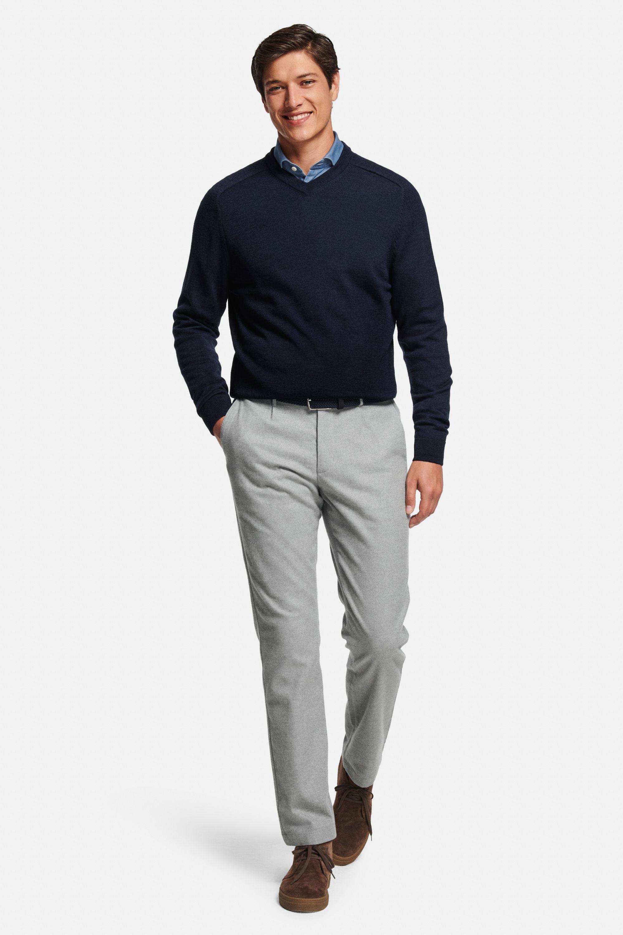 Deeps * Das Merino V-Neck