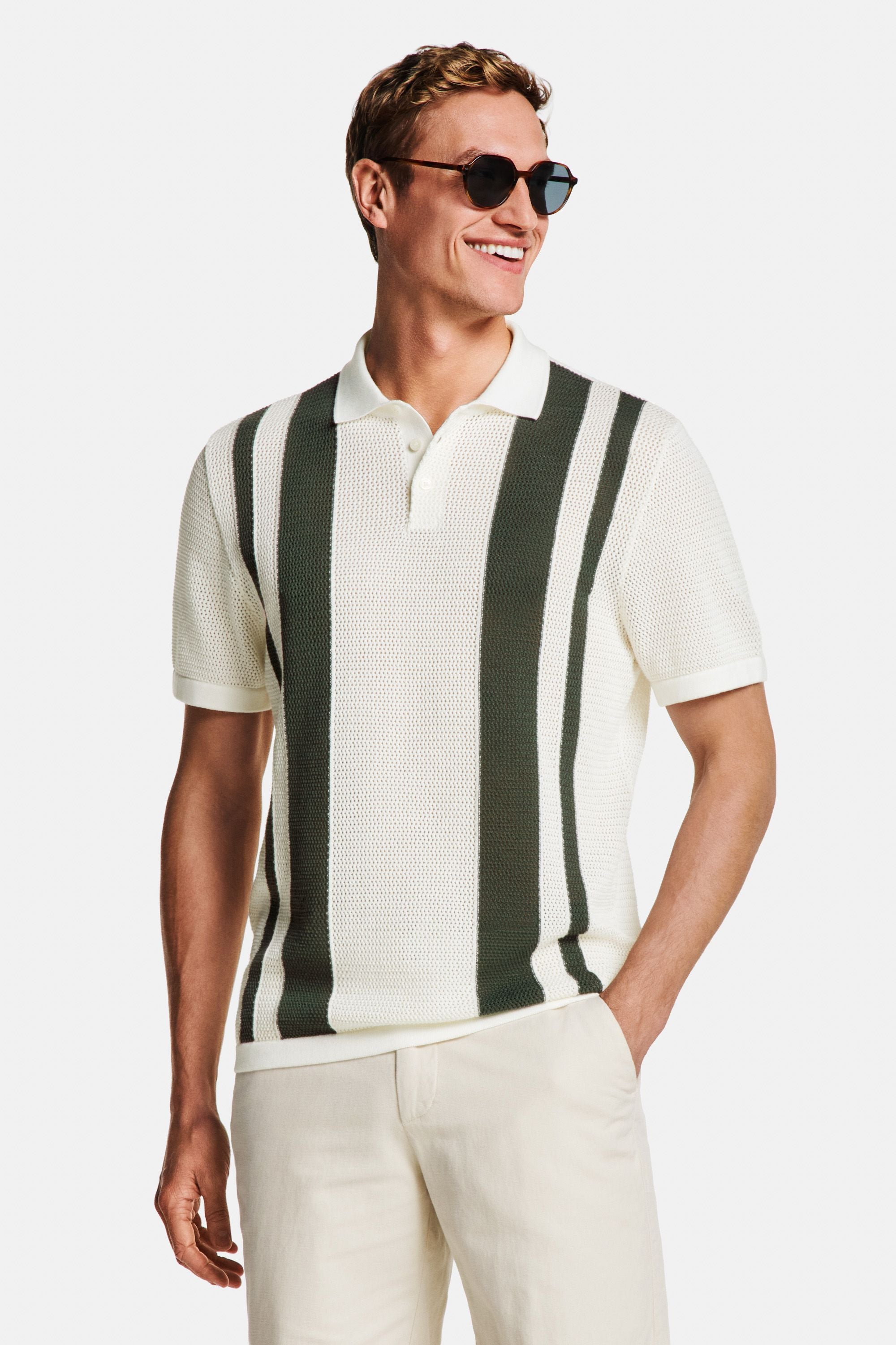 Hierbas * The Airy Knit Polo
